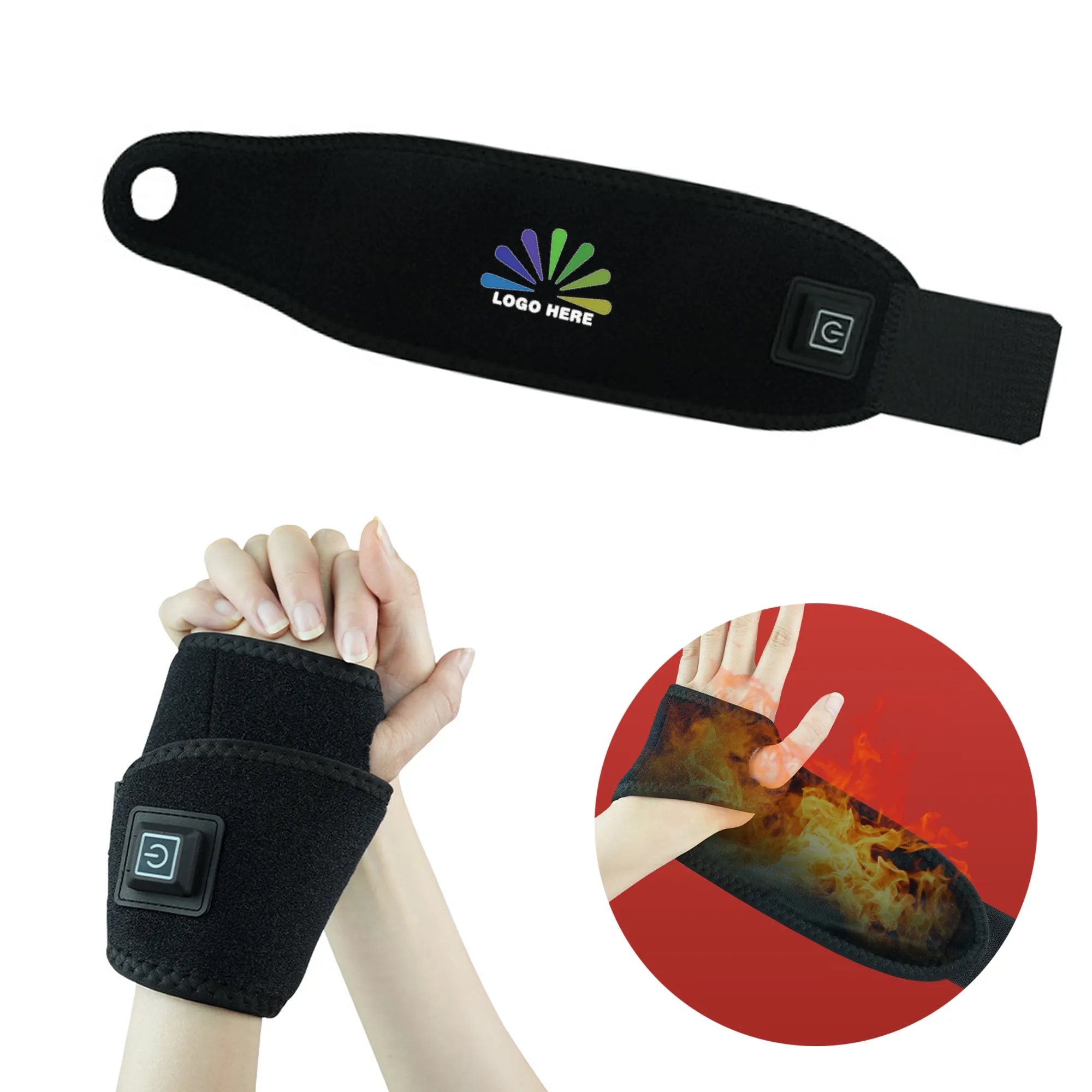 USB Heated Wristband MOQ 10pcs 3