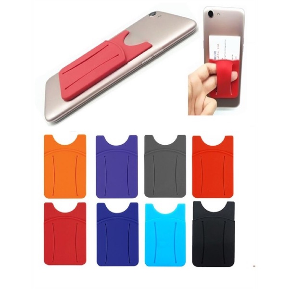 Silicone Phone Wallet With Finger Slot 2