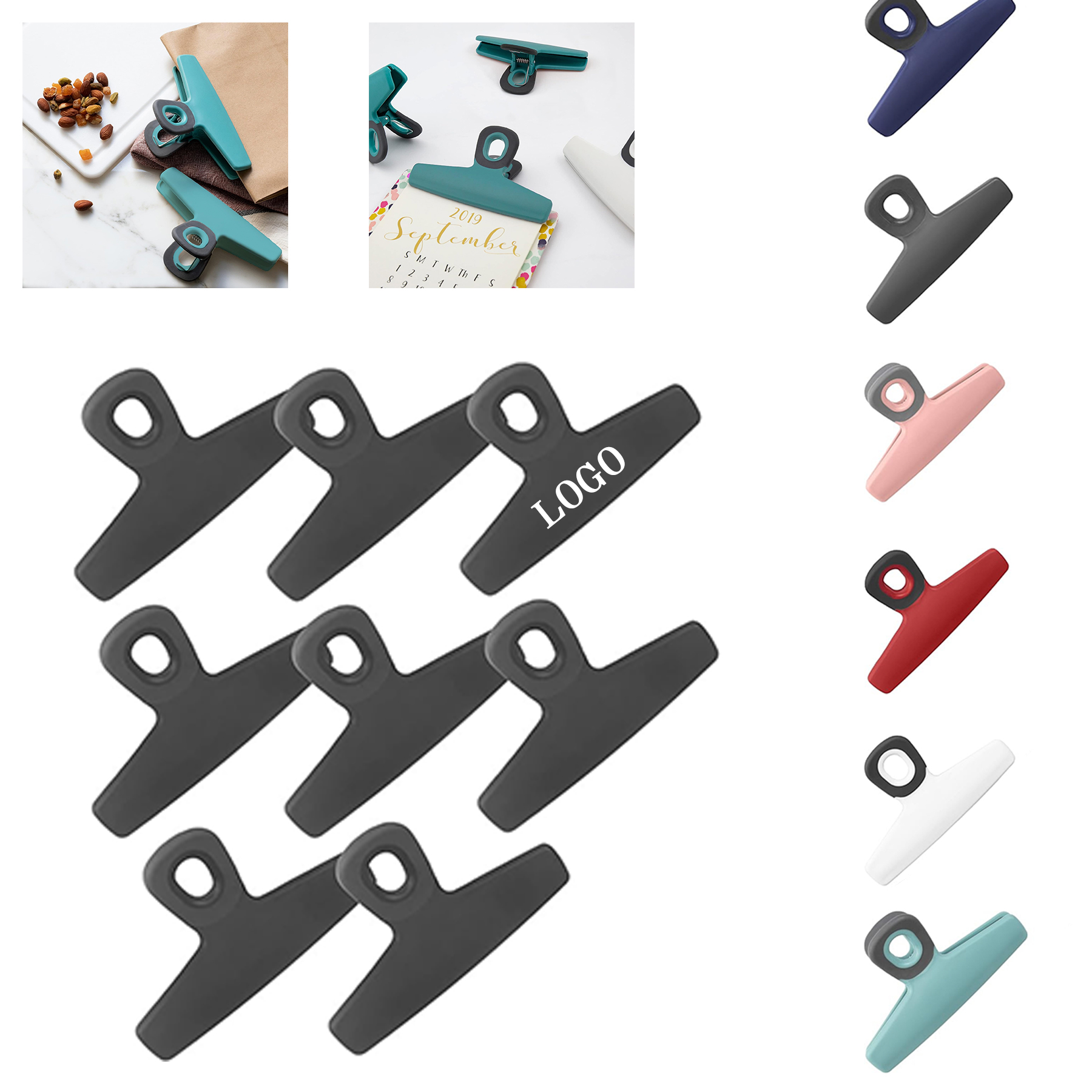 Wide Heavy Bag Clip 8