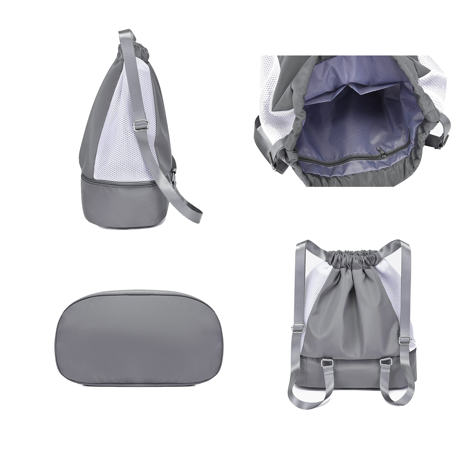 Nylon Waterproof Drawstring Backpack 7