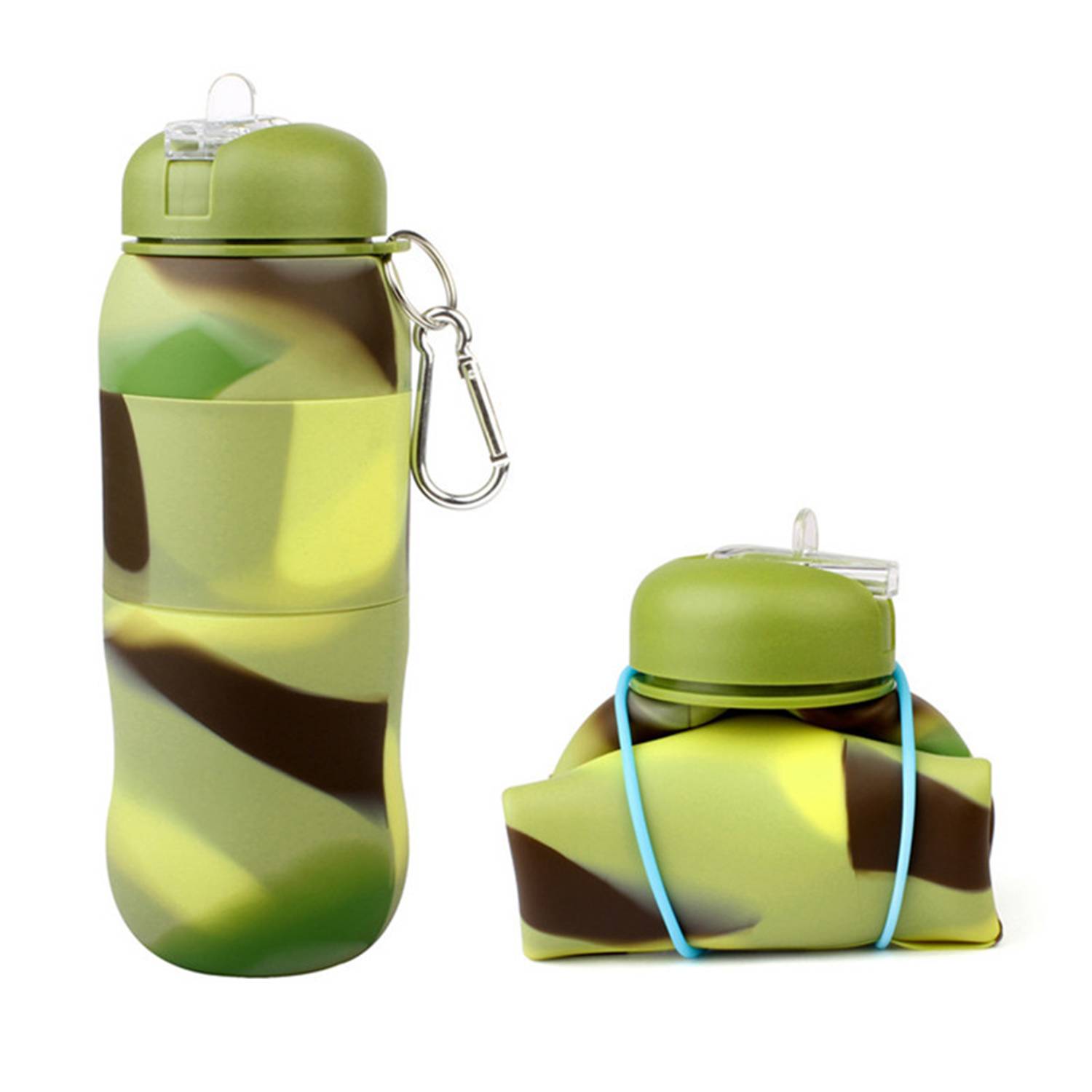 20Oz Silicone Collapsible Portable Water Bottle 3