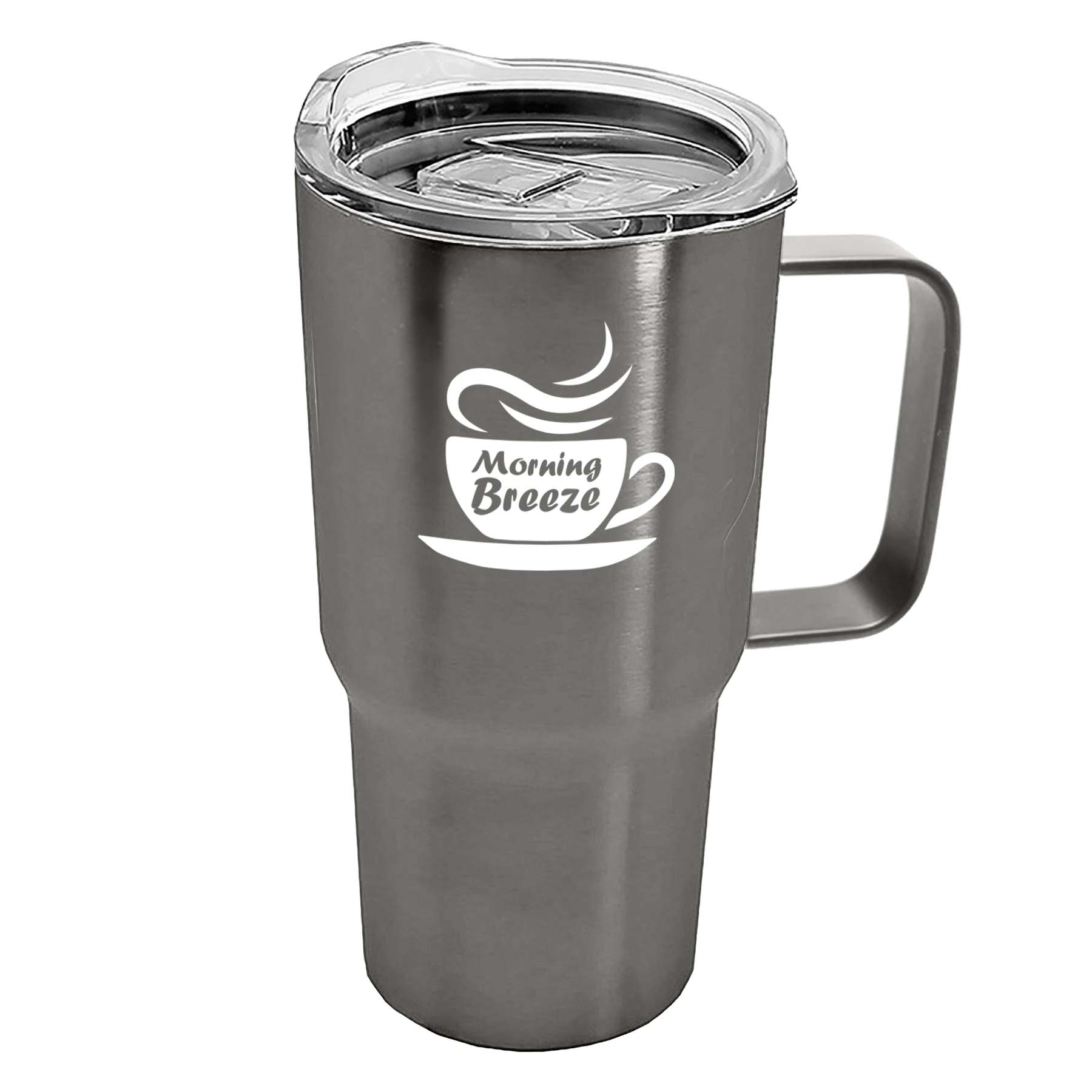 The Command - 18 oz. Stainless Steel Auto Mug with Metal Handle 2