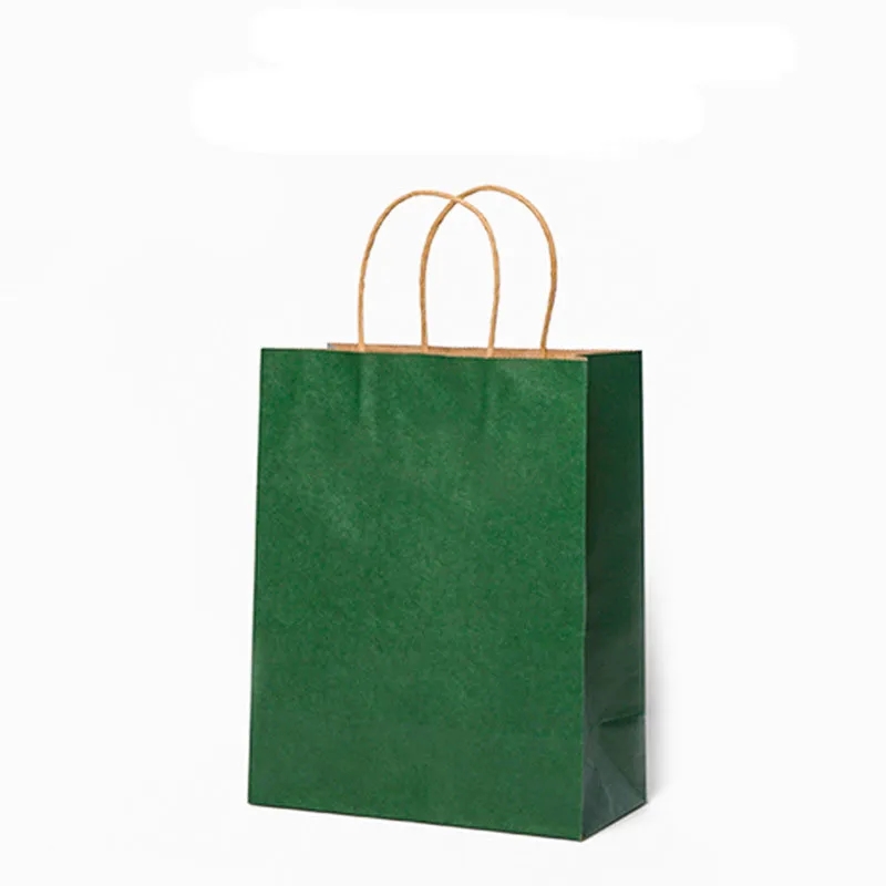 Paper Gift Kraft Bags With Handles For Party Favor 5