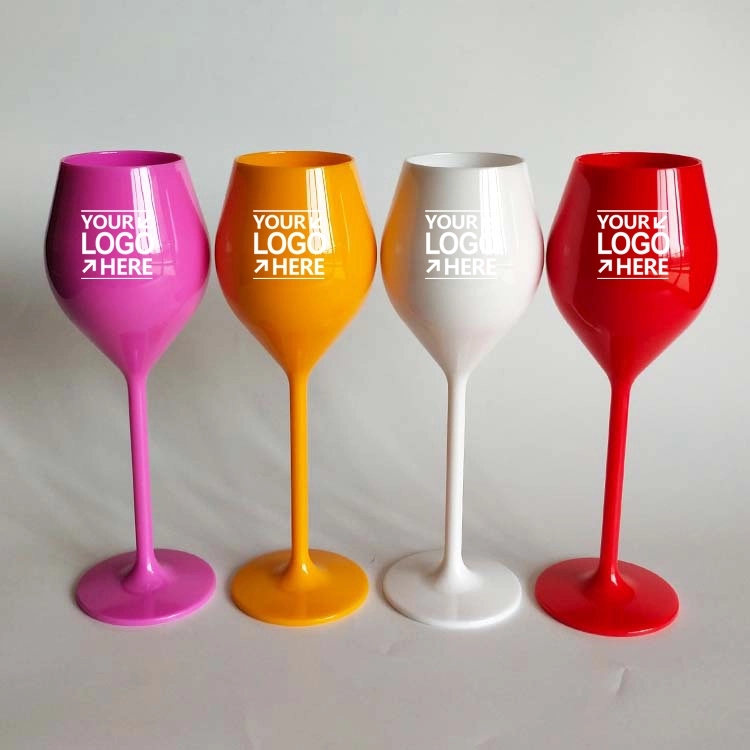 Unbreakable Plastic Cups Champagne flute Wine Glasses 9