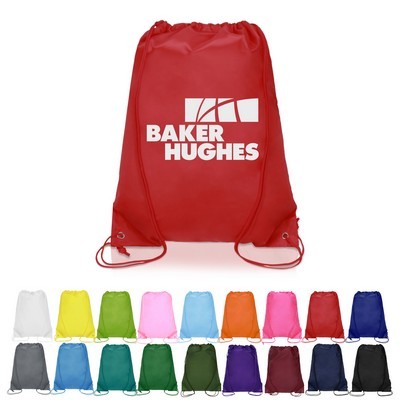Classic Polyester Drawstring Backpack ( 14" X 16.5" ) 2