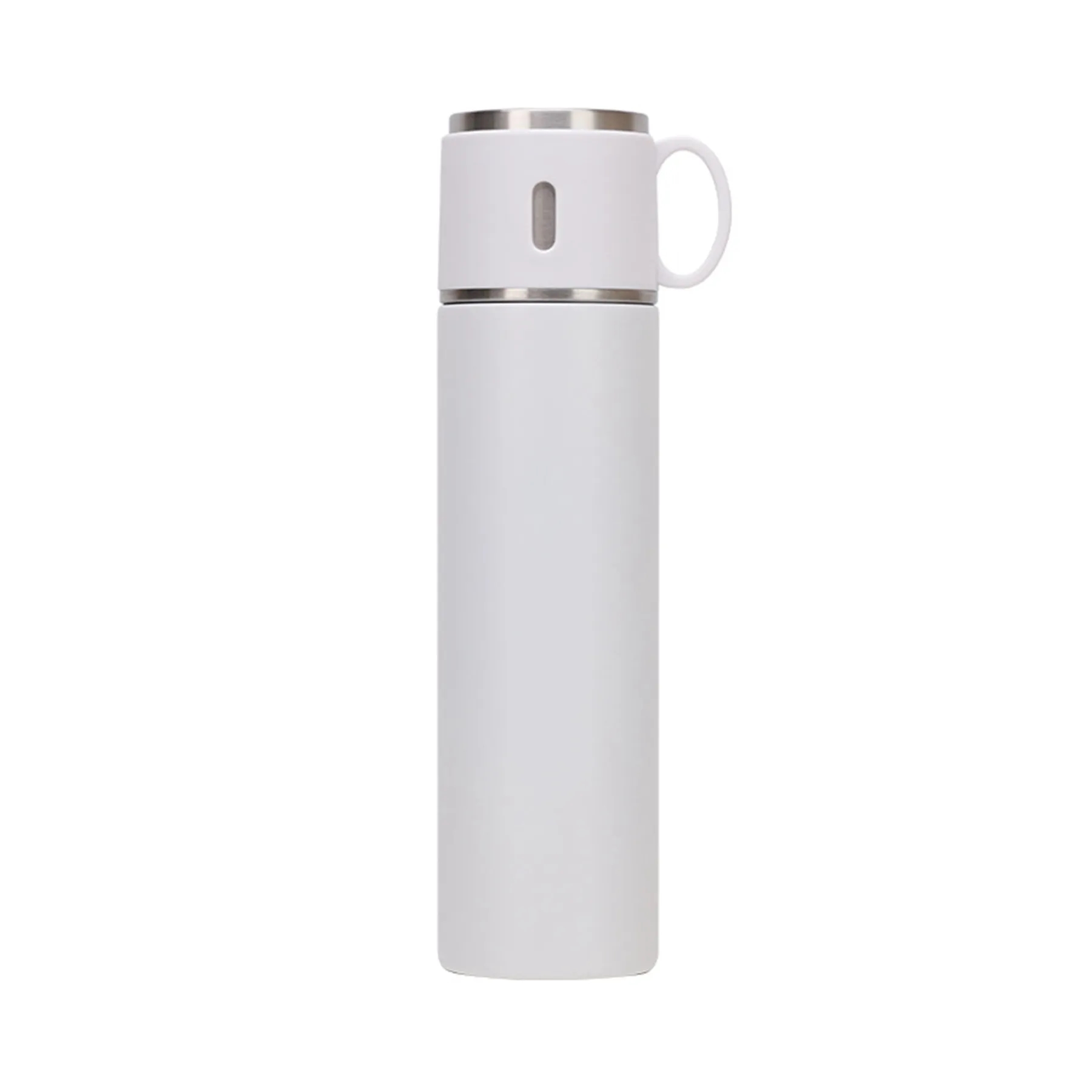 316 Stainless Steel Wide Mouth Water Bottle with Cup, custom water bottle with logo imprint 4