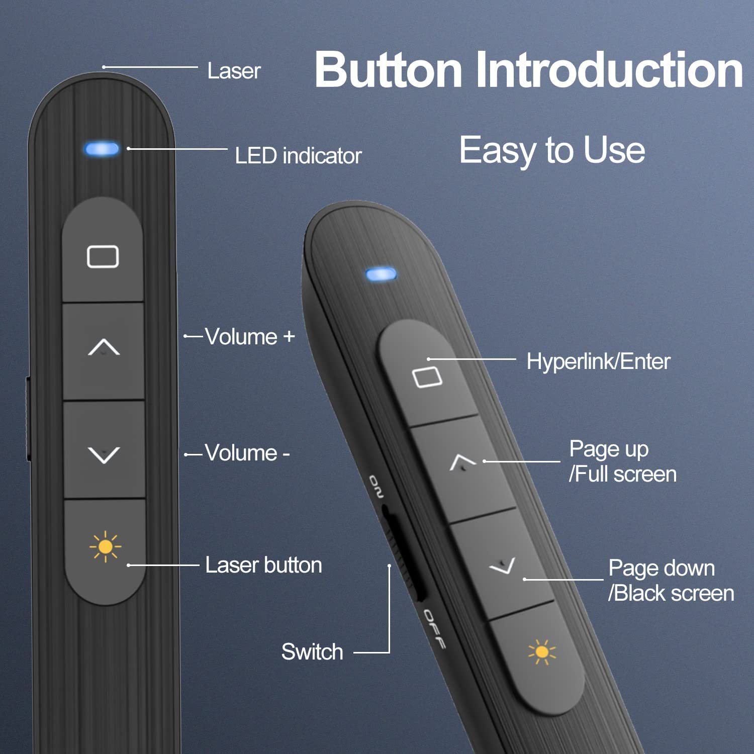Wireless Presenter Remote Powerpoint Clicker 9