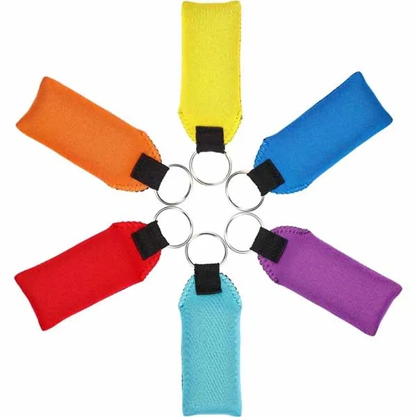 Floating Neoprene Boat Keychain Floatable Foam Keyring 5