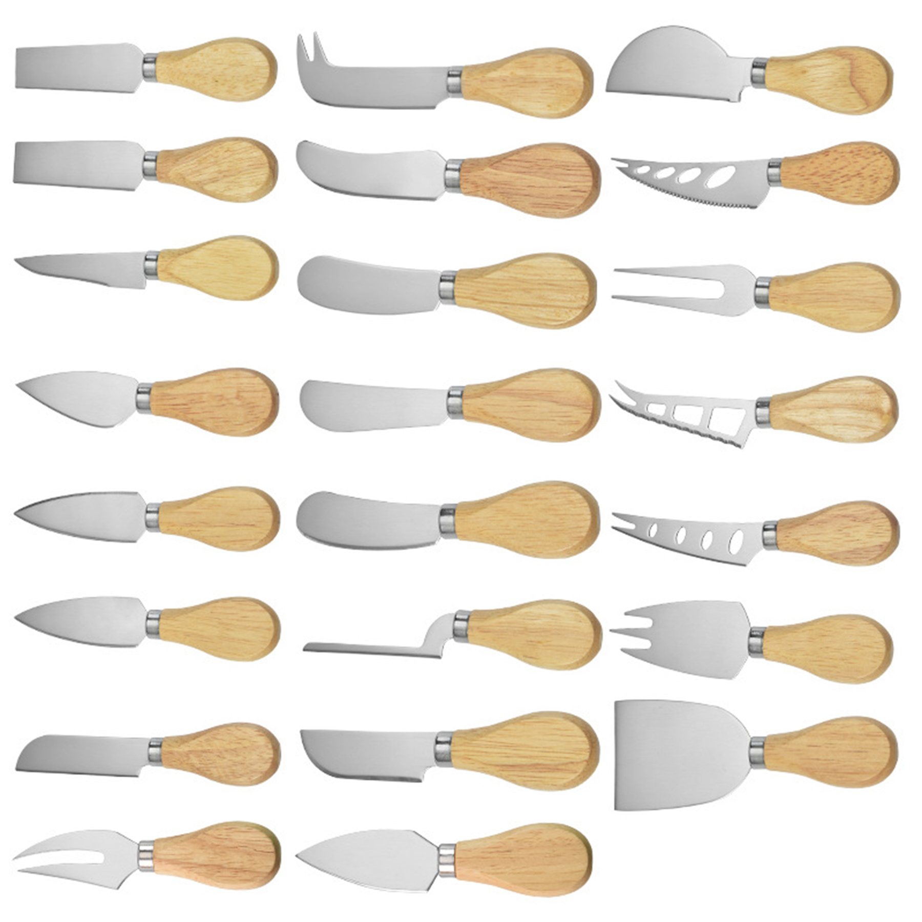 Steel Cheese Knife Set 3