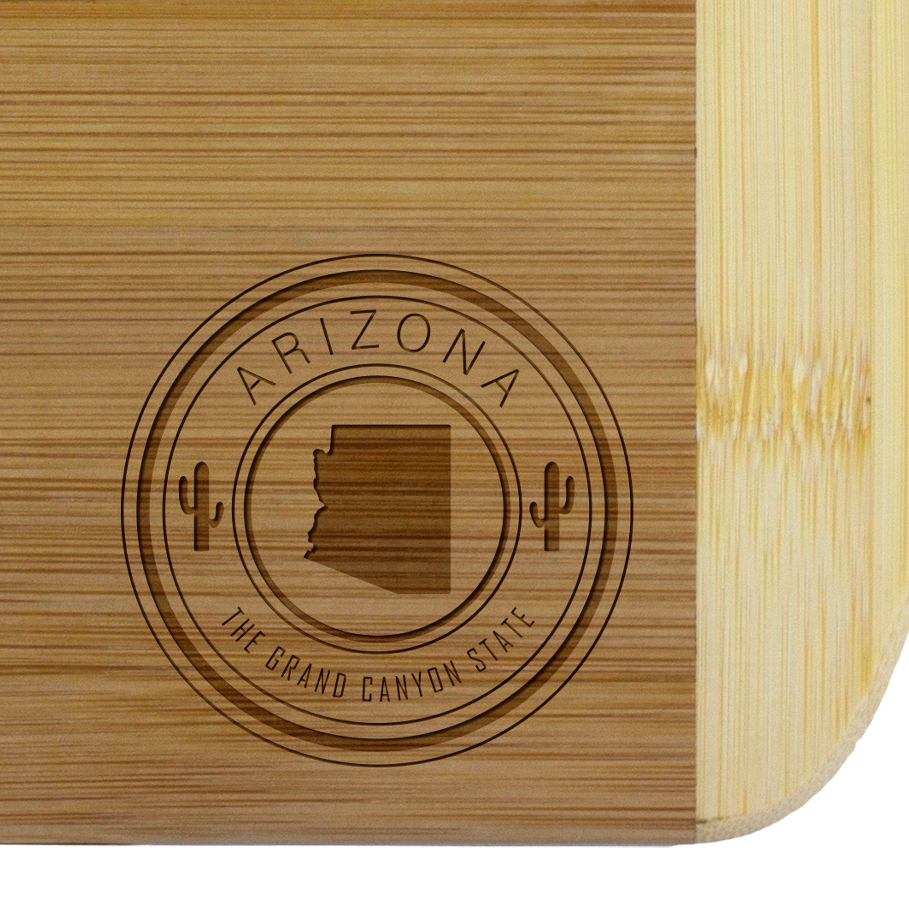 Arizona State Stamp 2-Tone 11" Cutting Board 3