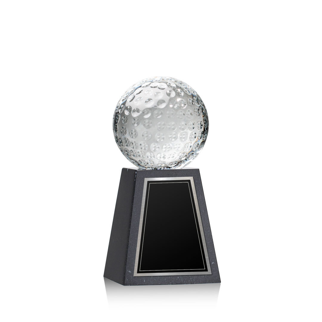 Golf Ball Award on Tall Marble Base 7