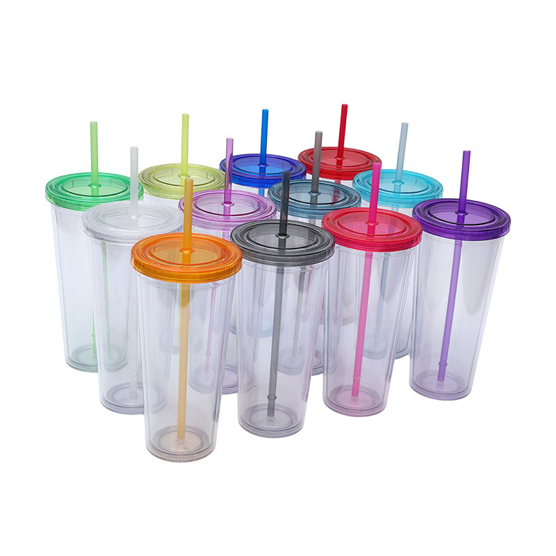 24oz Reusable Clear Tumbler 2