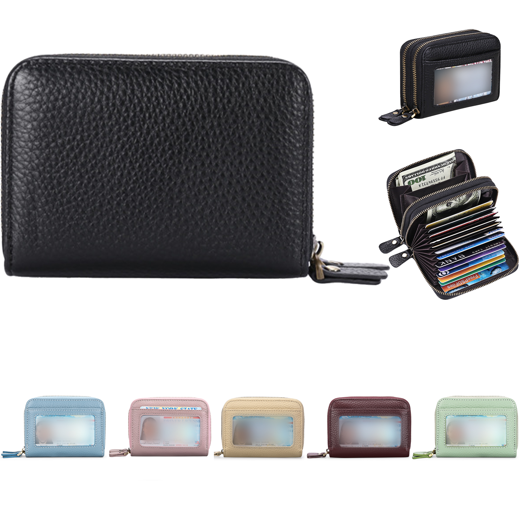 Small Genuine Leather Wallet for Women