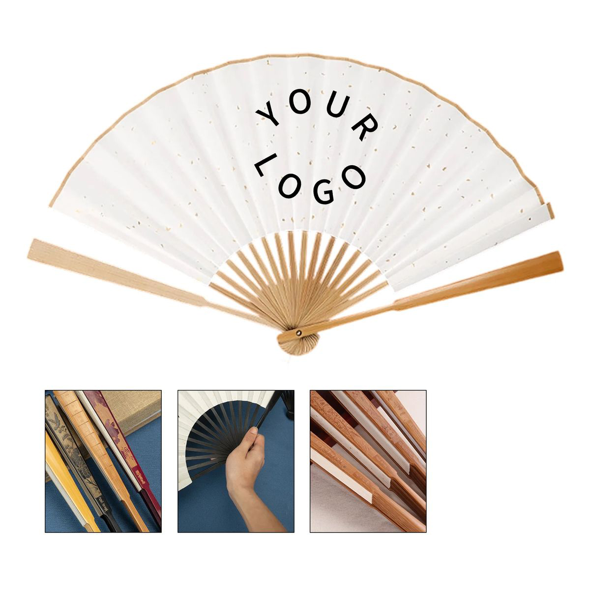 Lightweight Collapsible Paper Fan for Summer Use 1