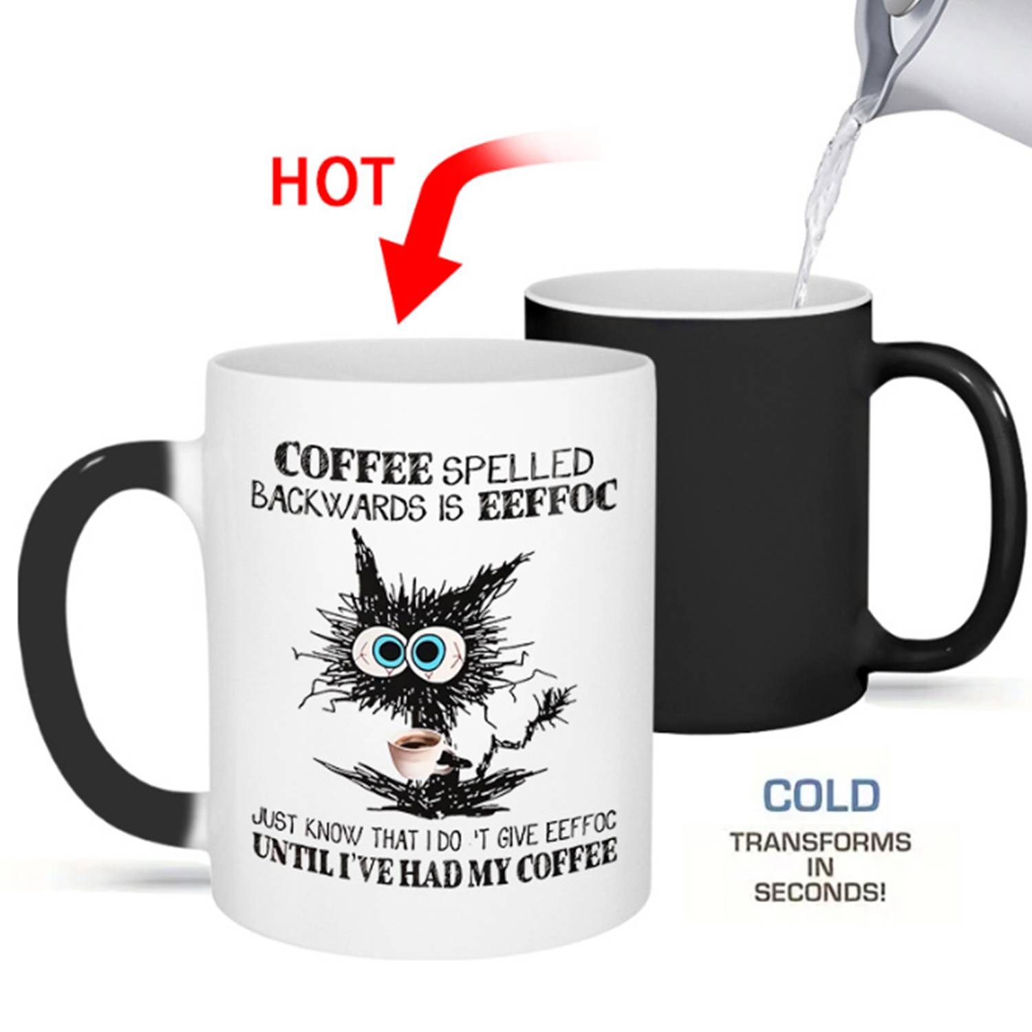 11oz Heat Sensitive Color Changing Mug 2