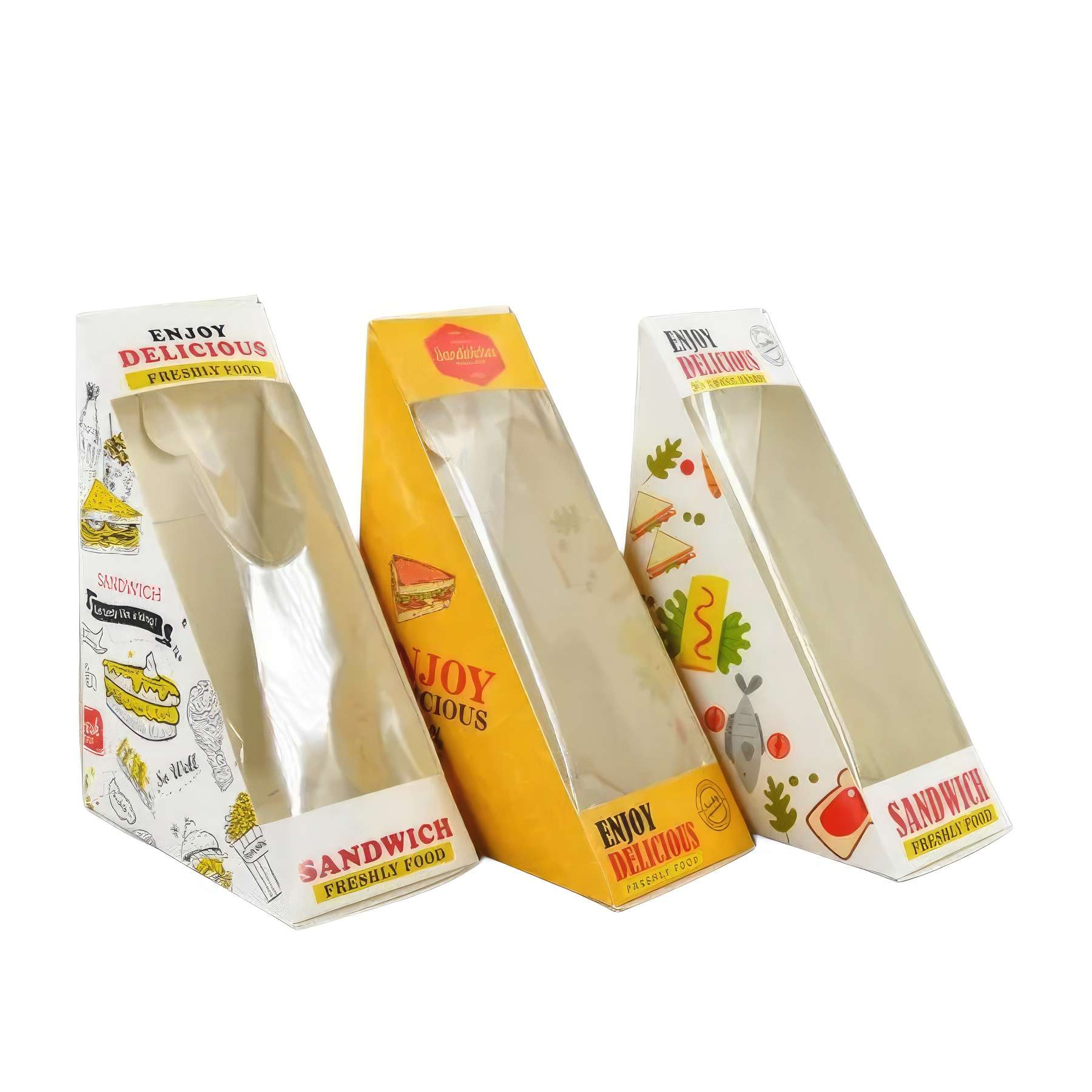 Custom Printed Takeout Packaging Kraft Paper Boxes 3