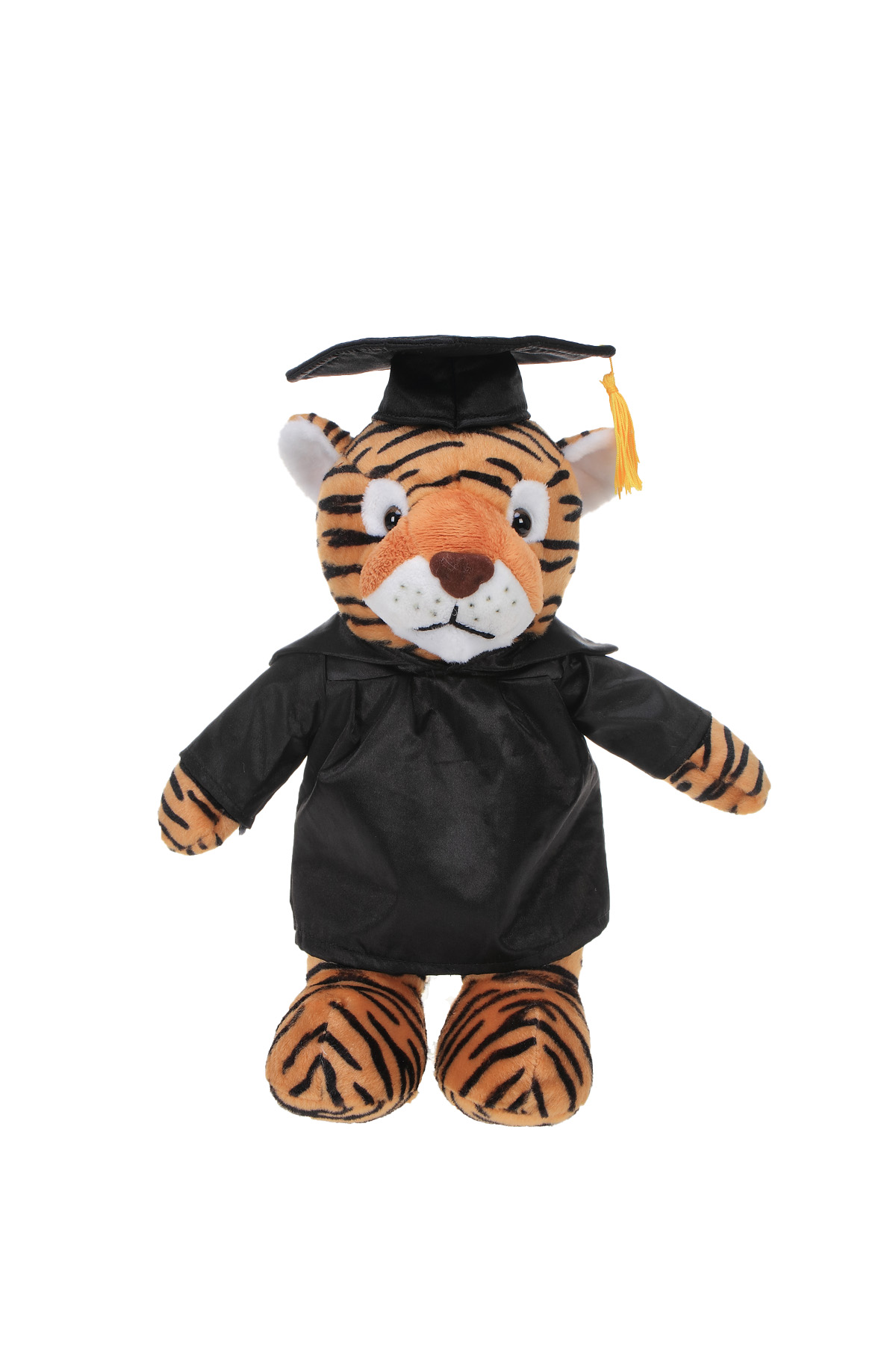 Soft Plush Tiger in Graduation Cap & Gown Stuffed Animal