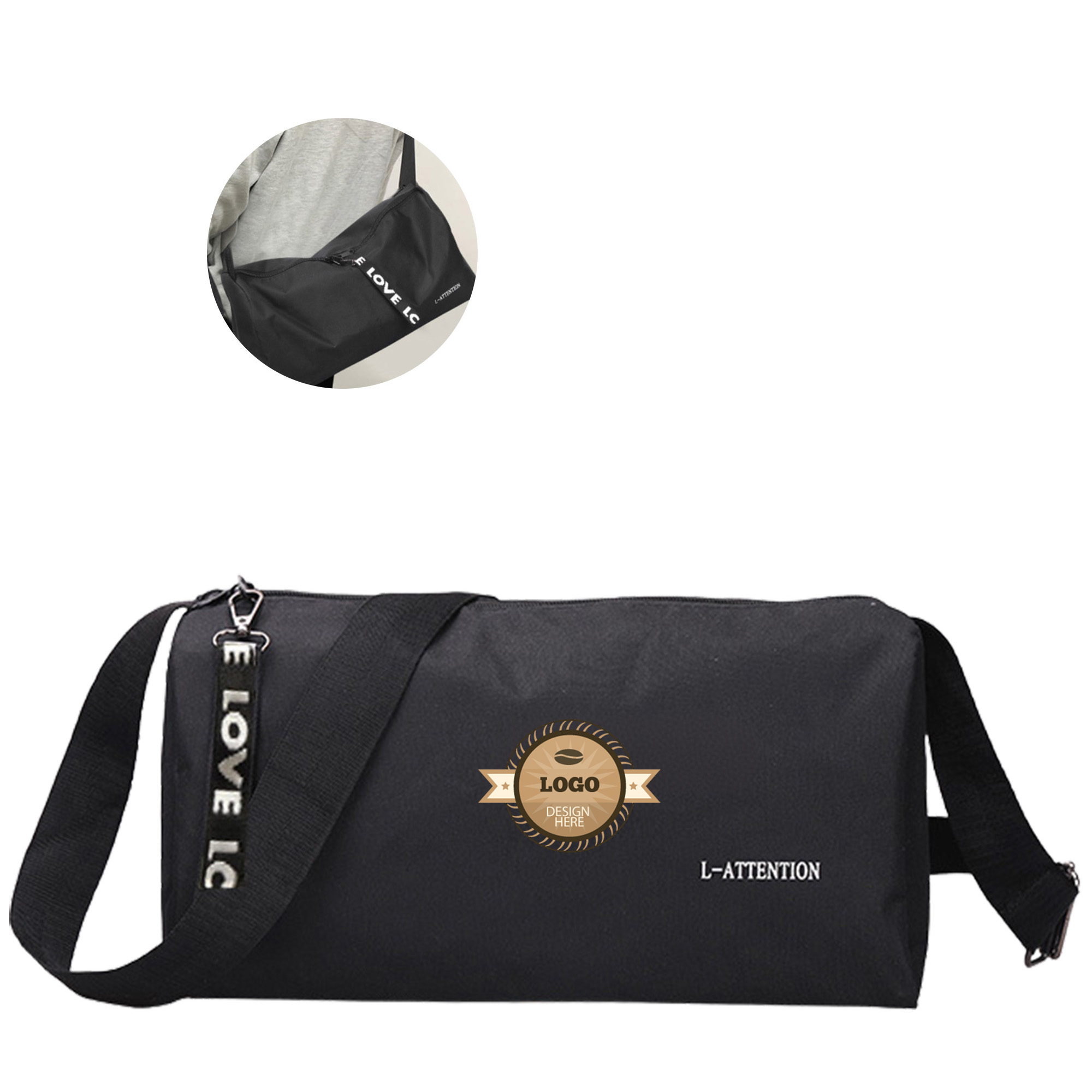 MOQ 50 Minimalist Travel Sling Bag for Fitness and Yoga 3