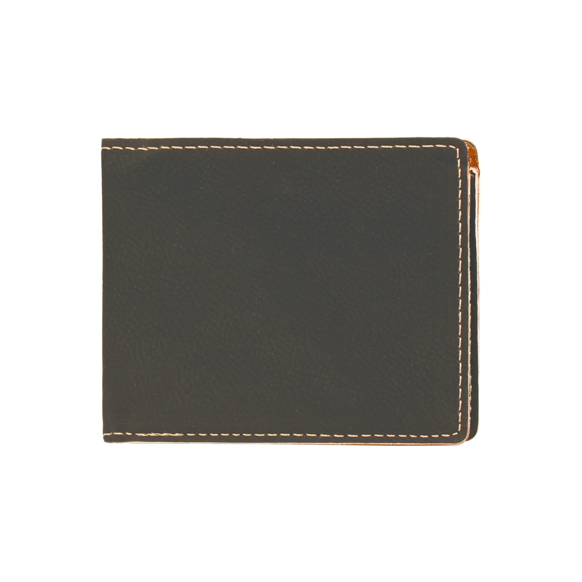 Black & Gold Leatherette Bifold Wallet 3