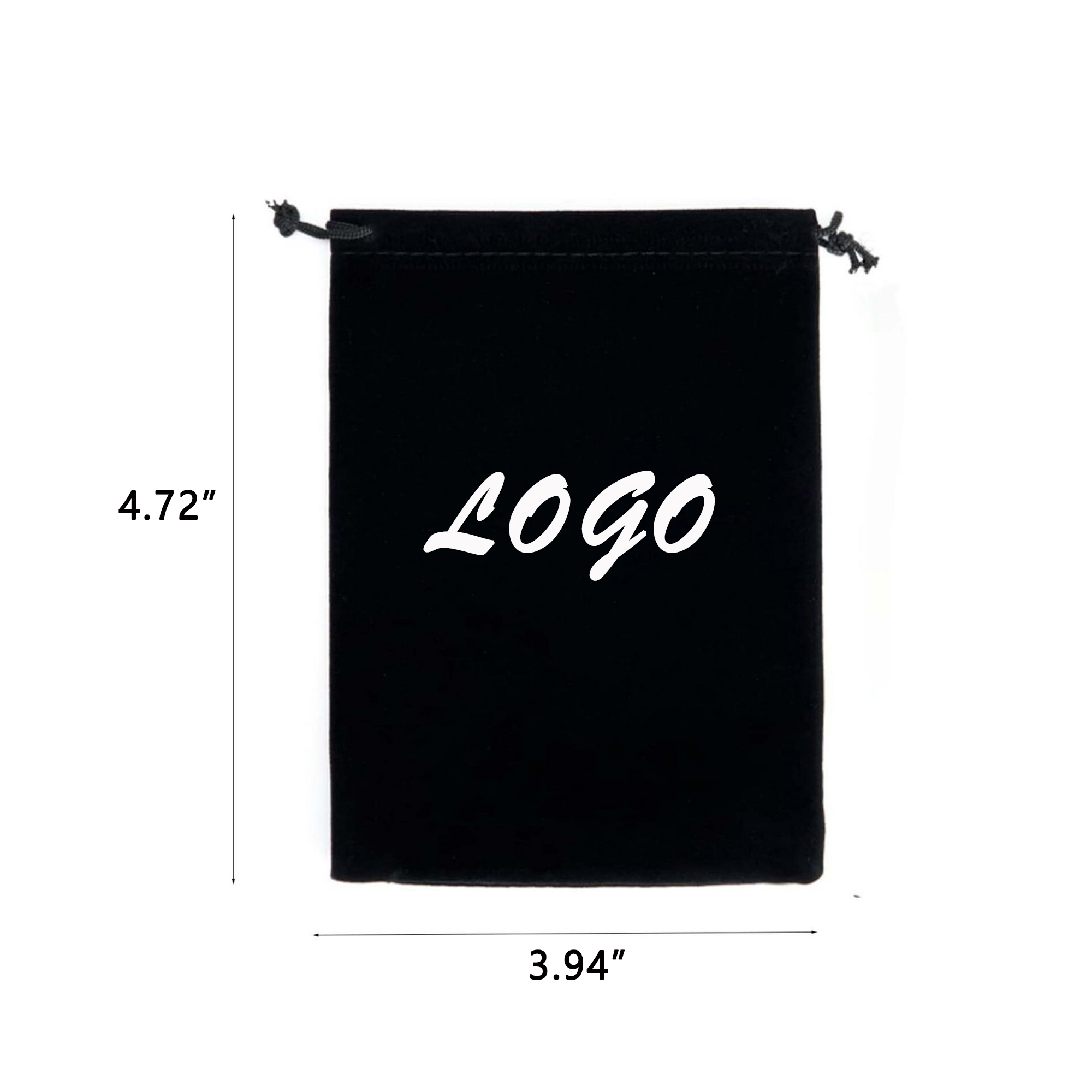 Flocking Drawstring Storage Bag Jewelry Pouch 10