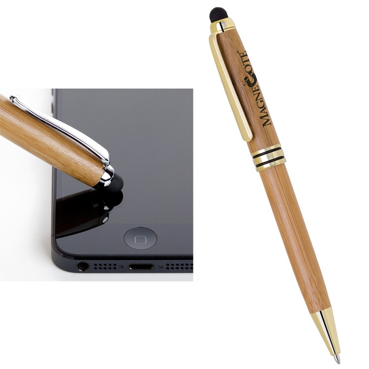 Eco V Stylus Tool with Bamboo Ballpoint Pen 5