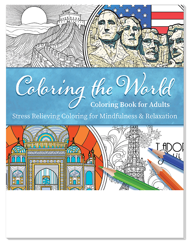 ADULT COLORING BOOK Relax Pack - Coloring the World 2