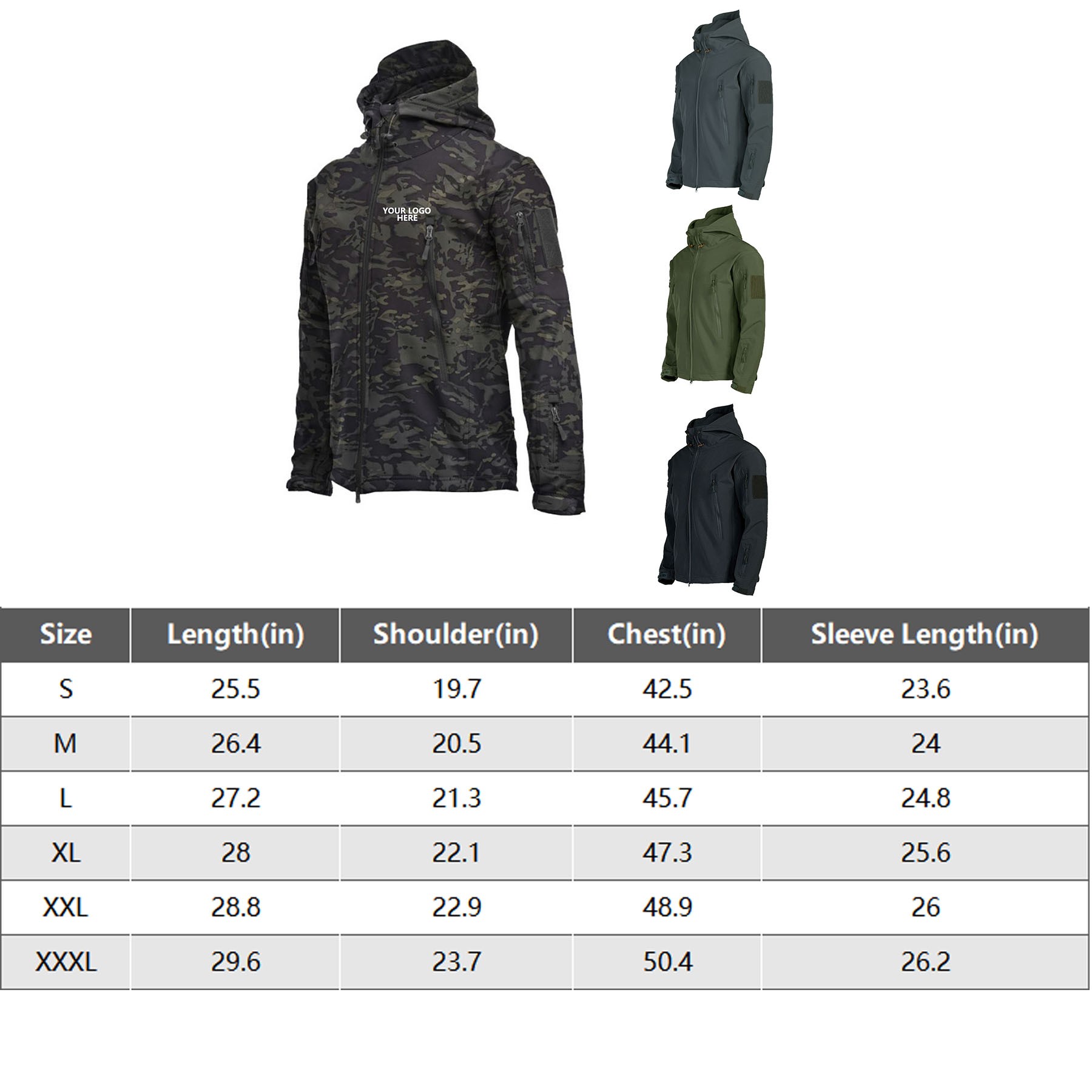 Men's Waterproof Rain Jacket 3