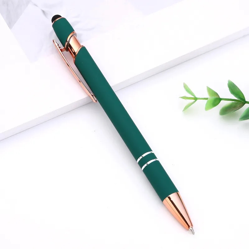 Ellipse Rose Gold Pen with Stylus 11