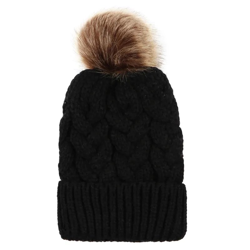 Womens Winter Beanie Cap Knit Soft Warm Hat 8
