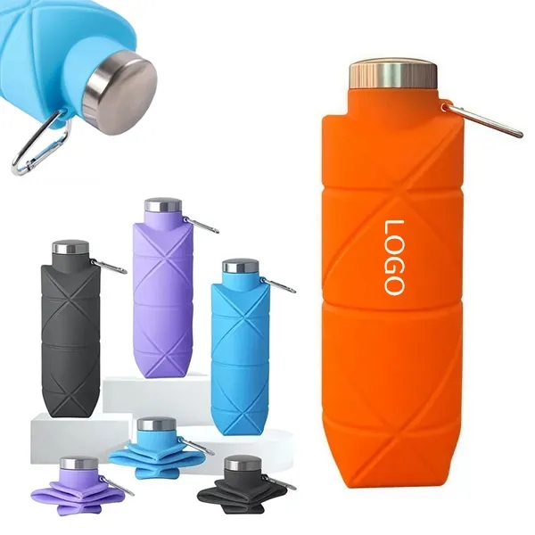 23 oz Reusable Collapsible Water Bottle Eco-Friendly Design 6