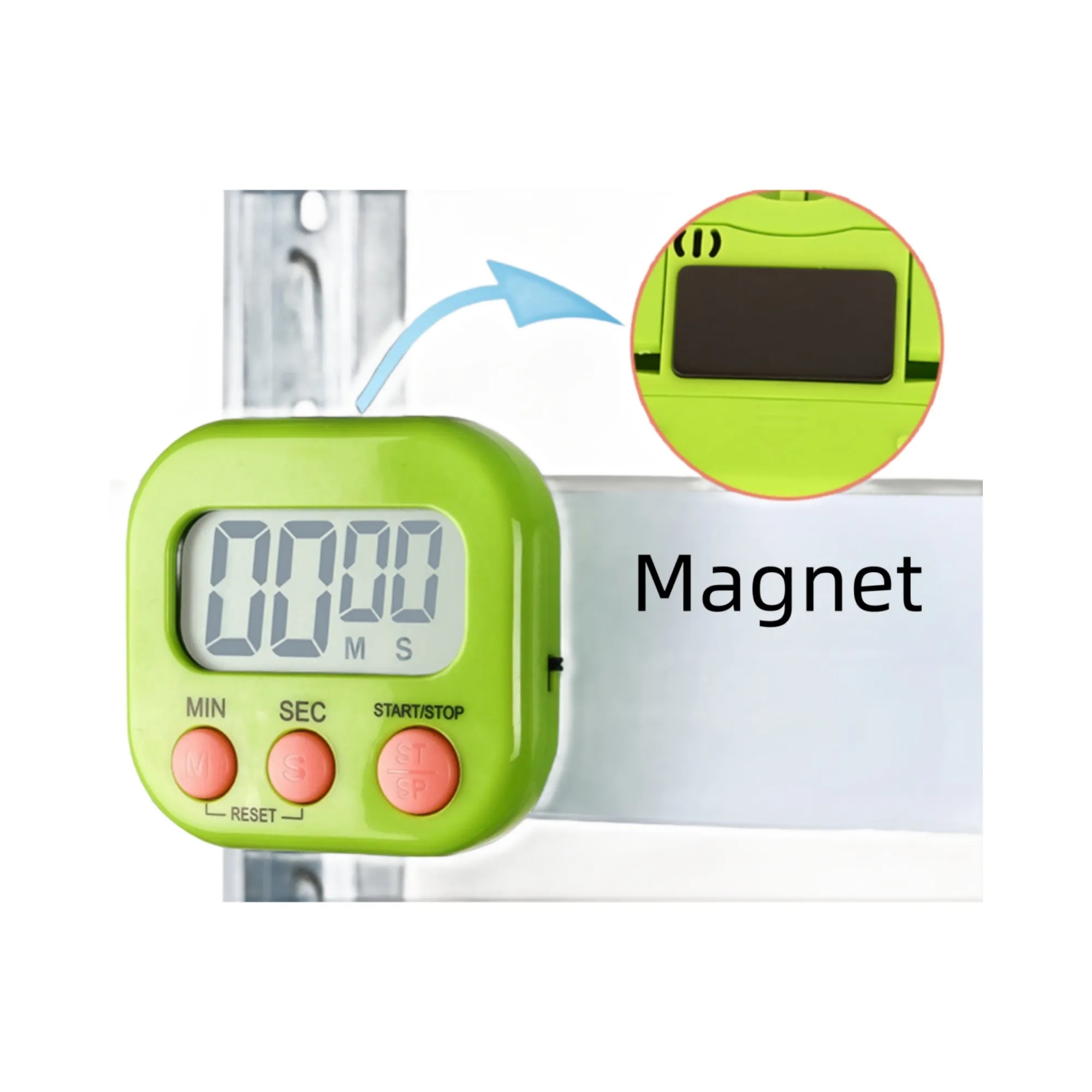 Count Down Timer With Stand & Magnet Back 6