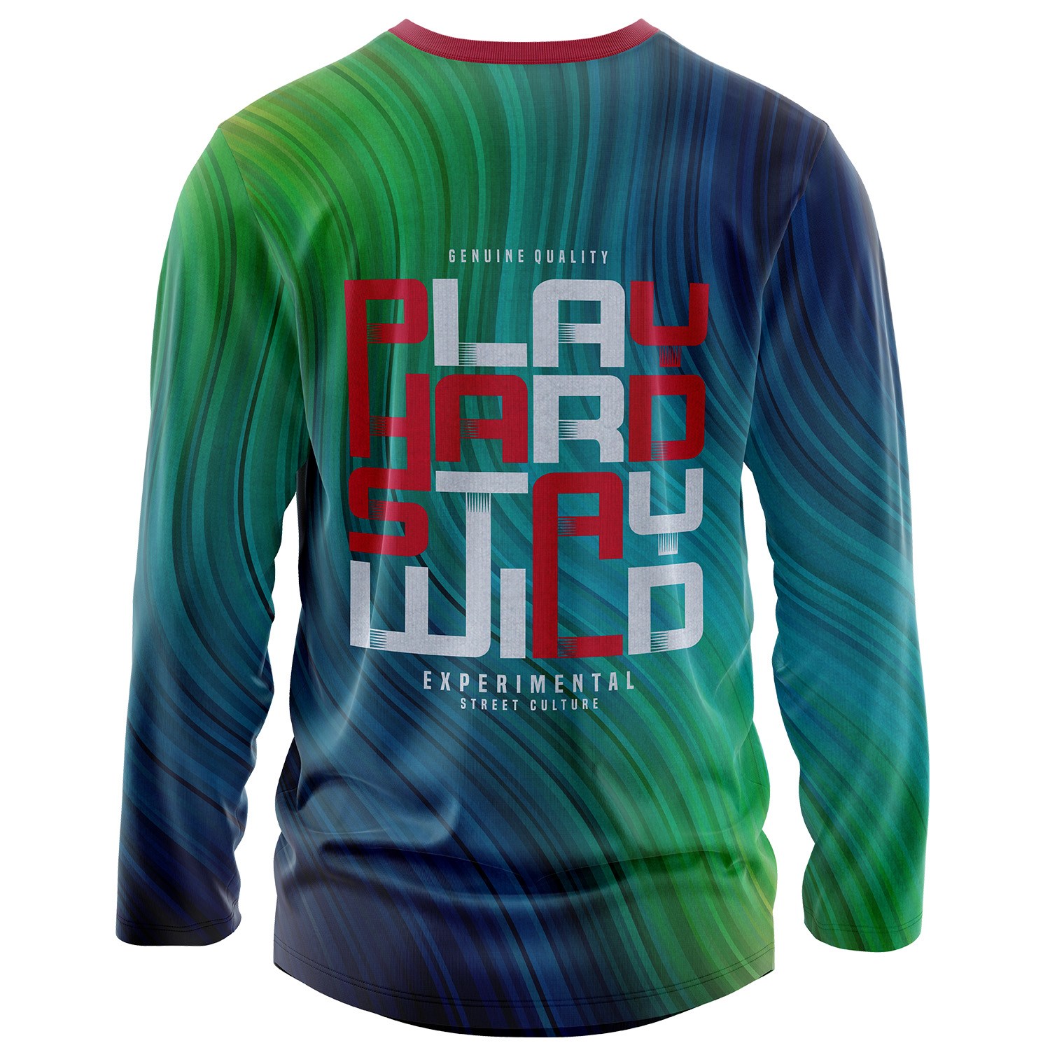 Youth 180 GSM Cotton Feel Sublimation Long Sleeve T-shirt 2