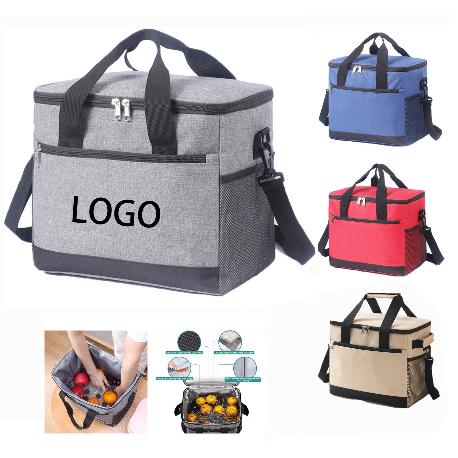 Outdoor Insulated/Refrigerated Lunch Bag