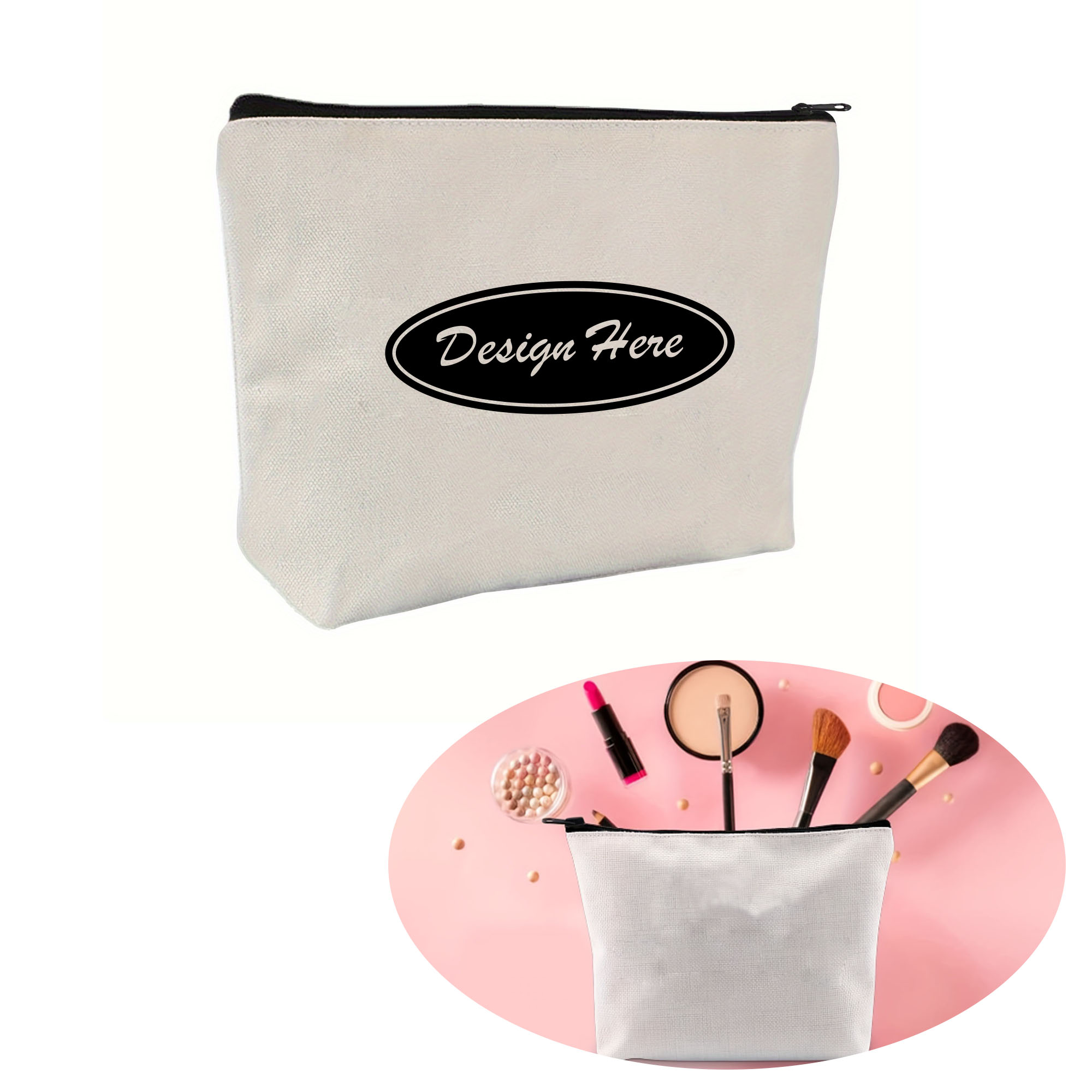 Durable Canvas Zipper Pouch for Secure Storage & Organization 2