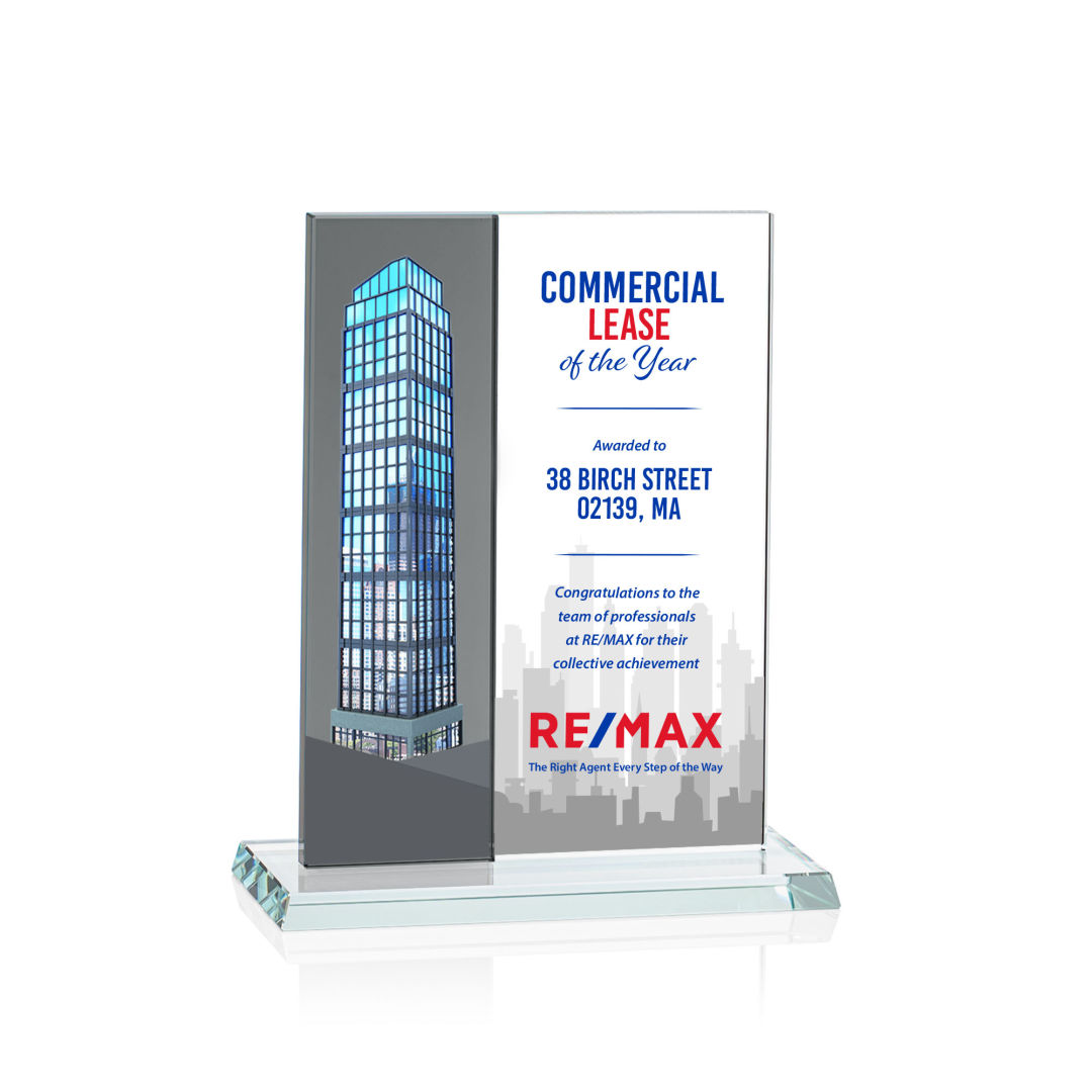Composite Vertical VividPrint™ Award - Grey 12