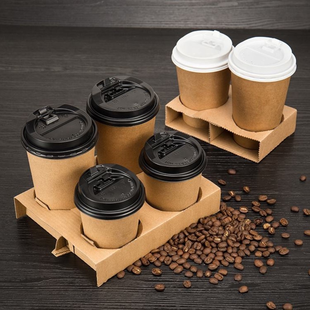 Kraft Paper Cup Holder 4