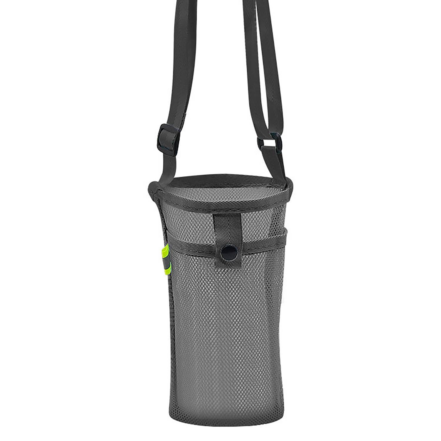 Portable Mesh Water Bottle Bag W/ Pocket 2