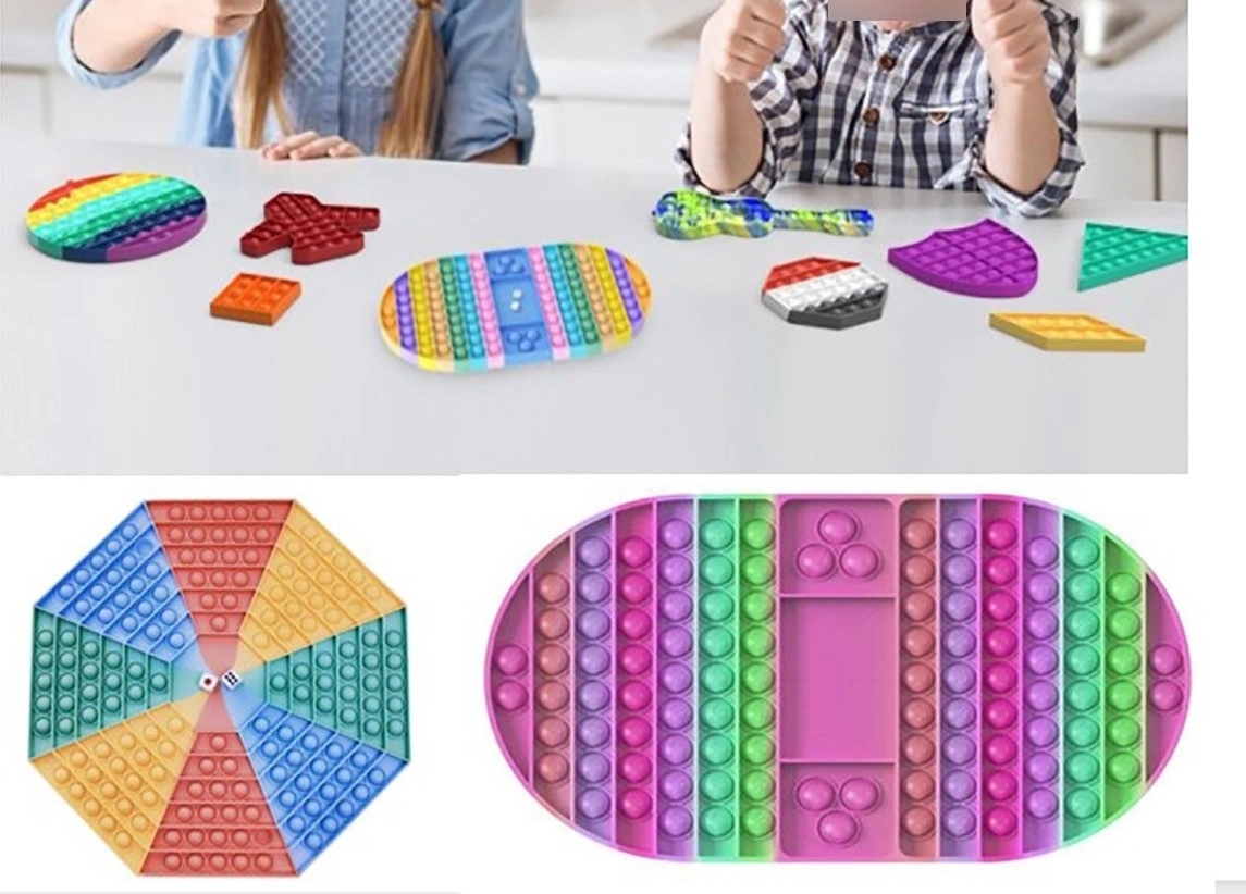 Rainbow Fidget Toys Push Bubble 3