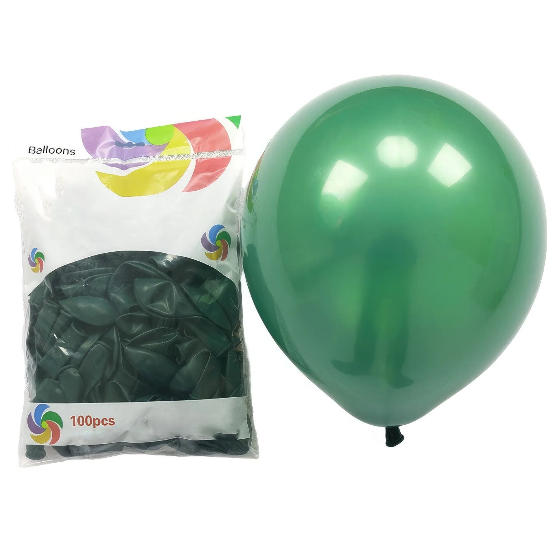 Christmas Party 10" Latex Balloon - 100pcs Set 3