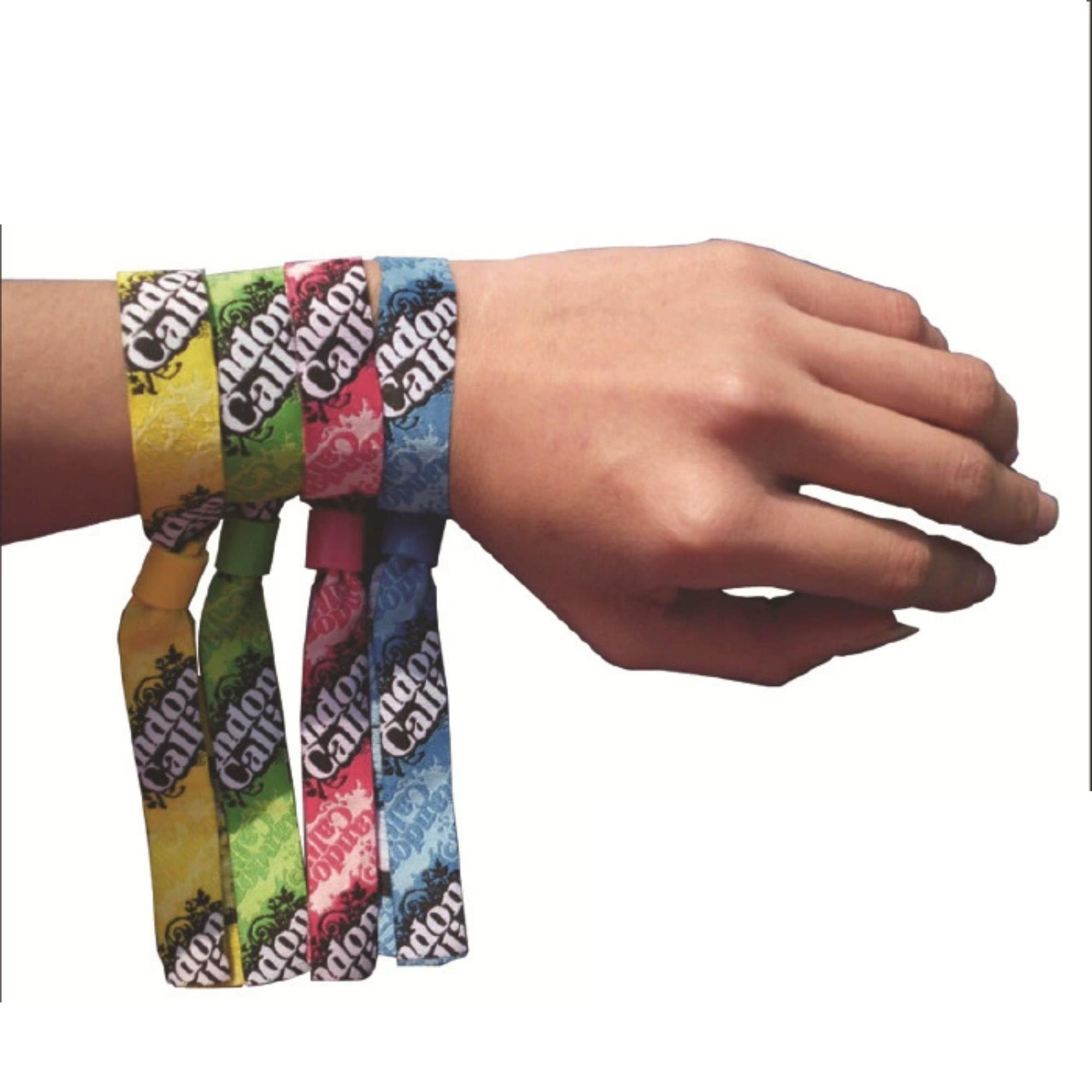 Disposable Wristband Bracelet Terylene Customizable 2