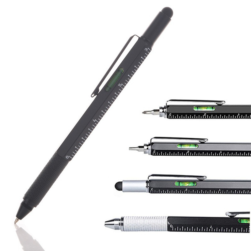 Metal 6 in 1 Tool Pen with Ruler 9