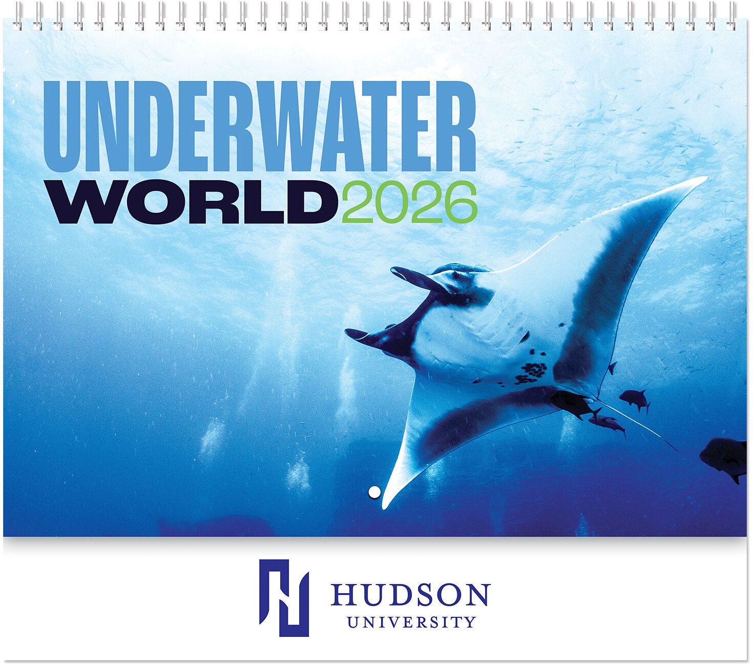 UNDERWATER WORLD SPIRAL WALL CALENDAR 15