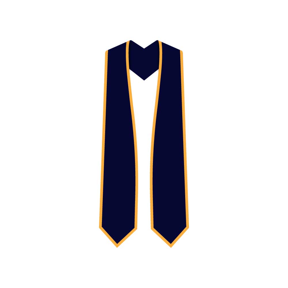 Honorary Graduation Stole - Full-Color Sublimation 60" 58