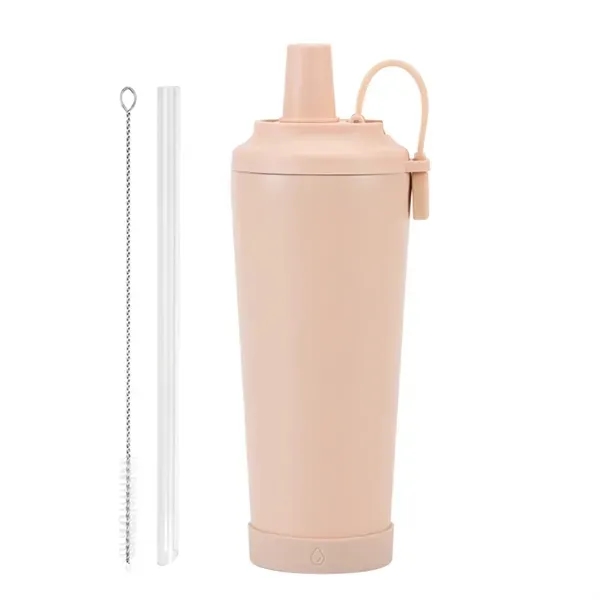Portable Magnetic Ceramic Liner Straw Cup - 24oz Hand-Held 17