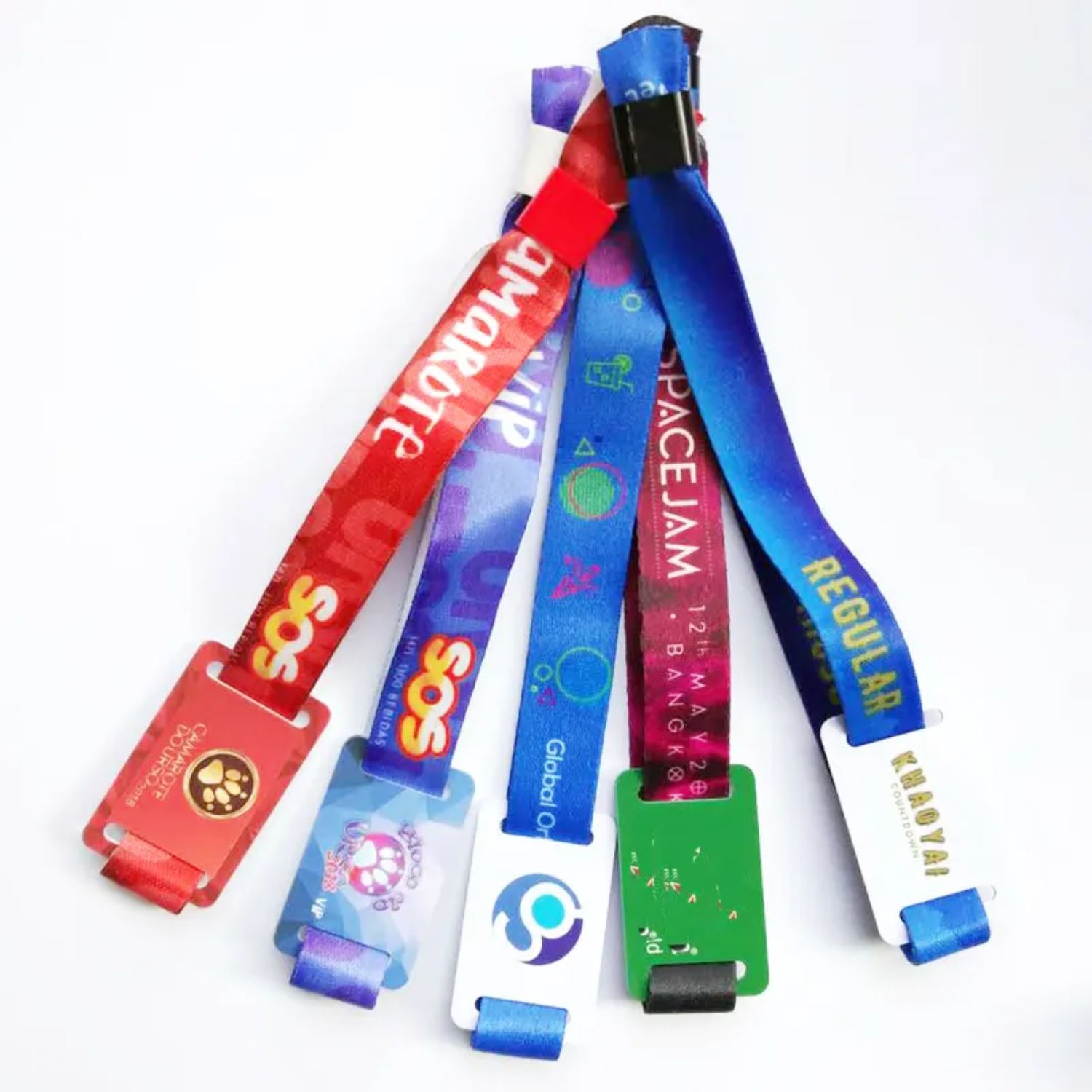 iTAGL 3/4" Smart NFC Digital Business Event Fabric Wristband