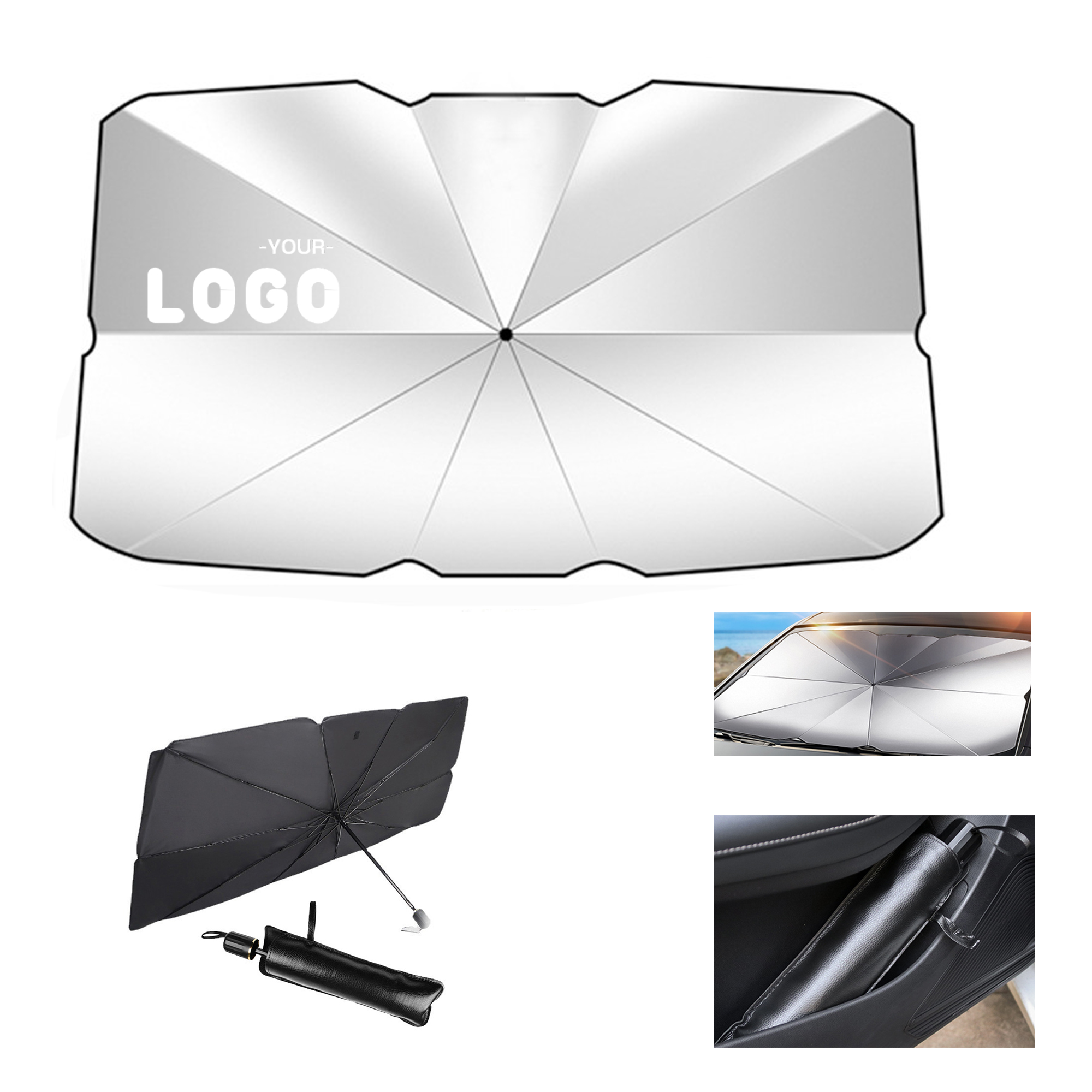 Car Sunshade Umbrella with Pouch 2