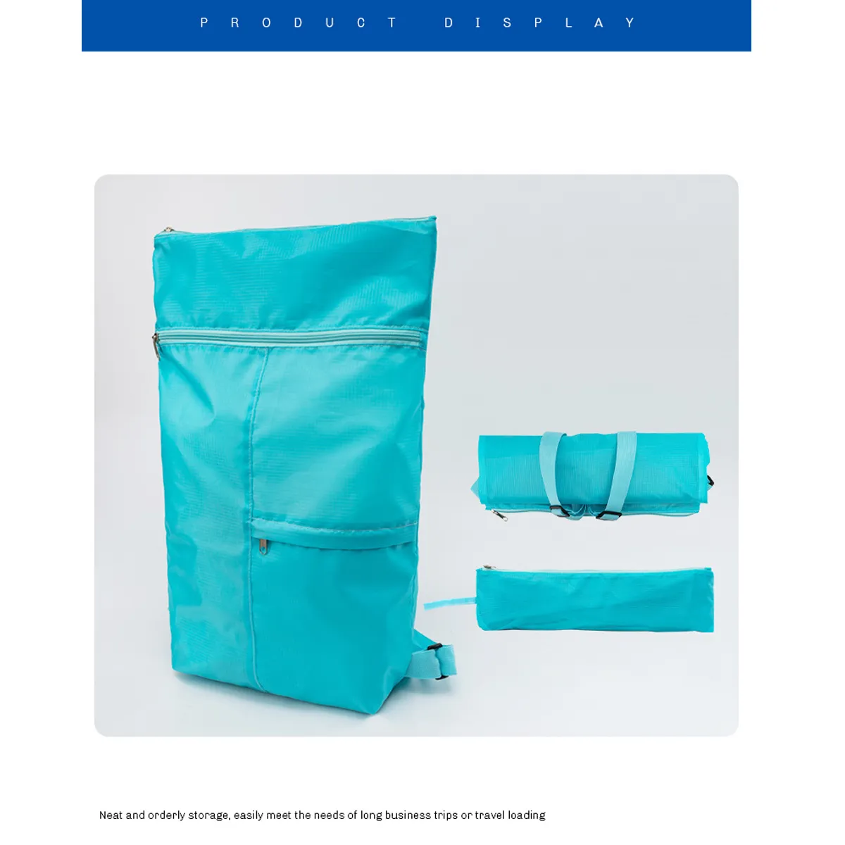 Extra Large Capacity Portable Folding Customized Backpack 6