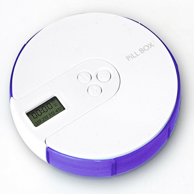 7 Days Digital Electronic Round Timer Pillbox 2