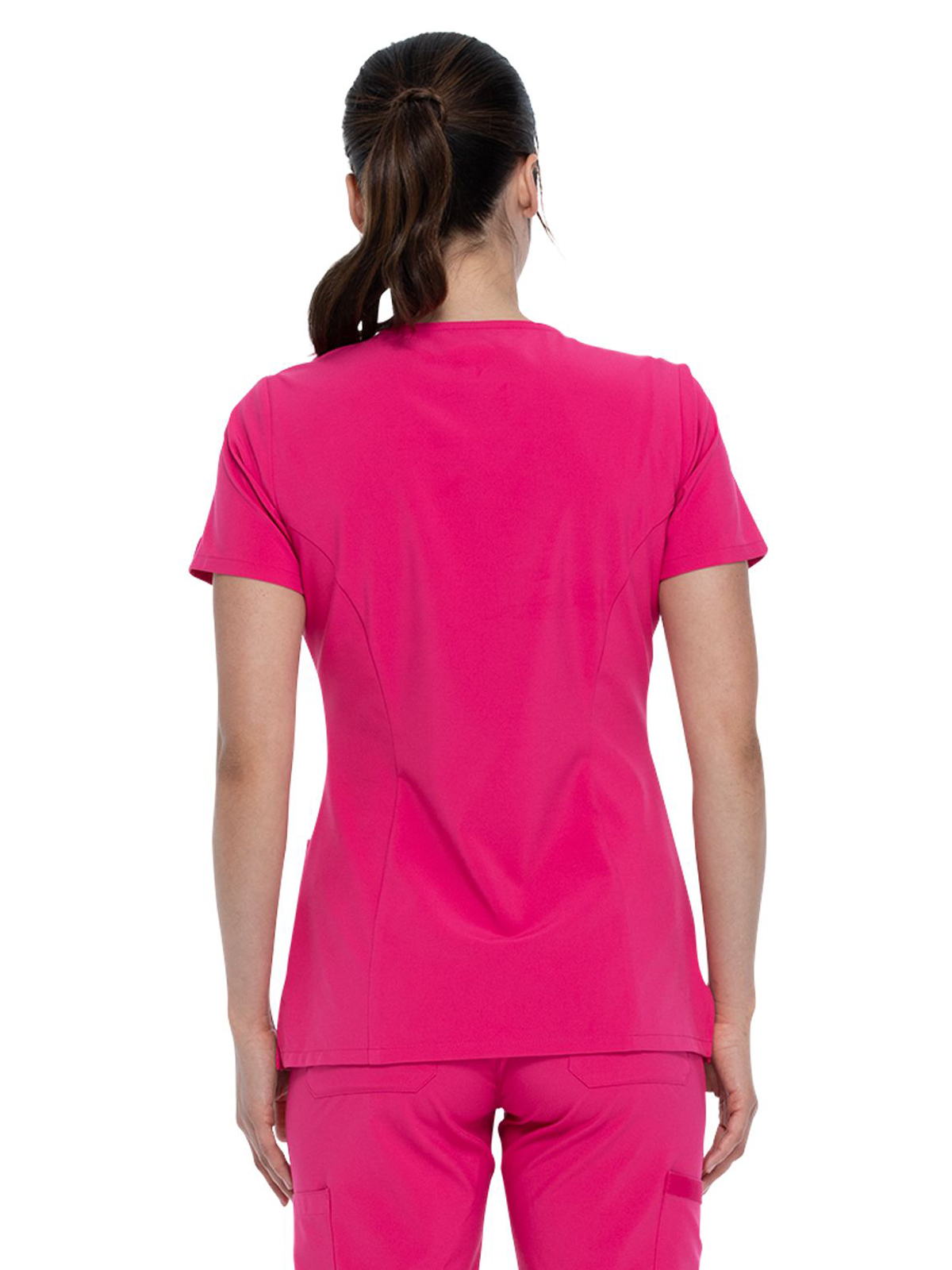 Dickies Medical - EDS Essentials - Women's 2-Pocket Contemporary V-Neck Top 9