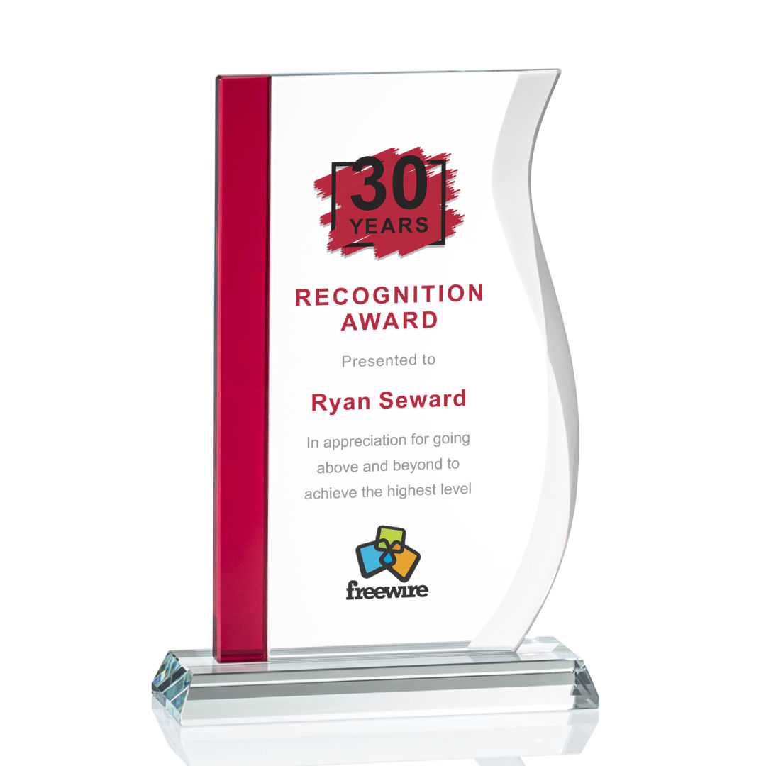 Burbank VividPrint™ Award - Red 2